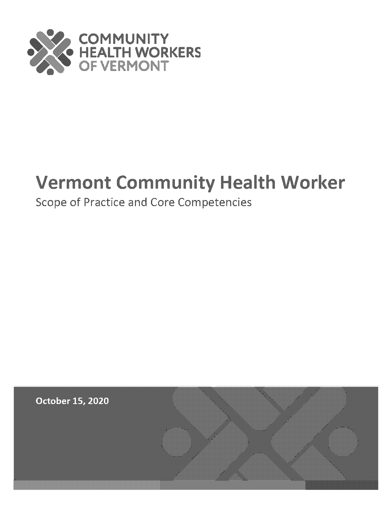 community heath worker resume objective